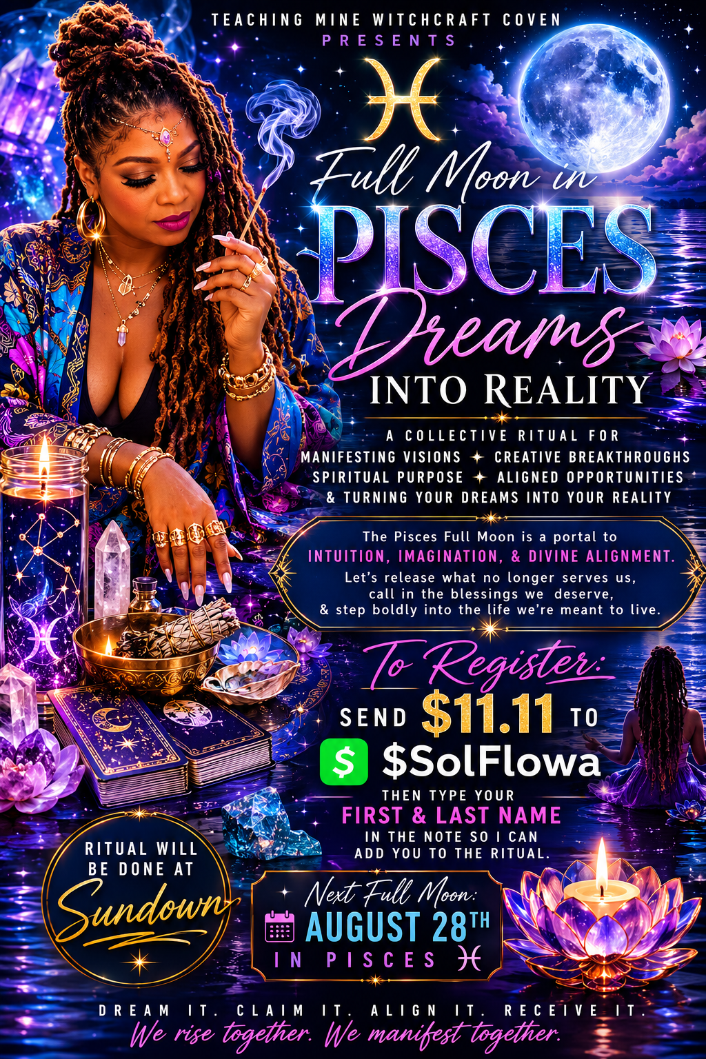 Full Moon in Pisces 8/28